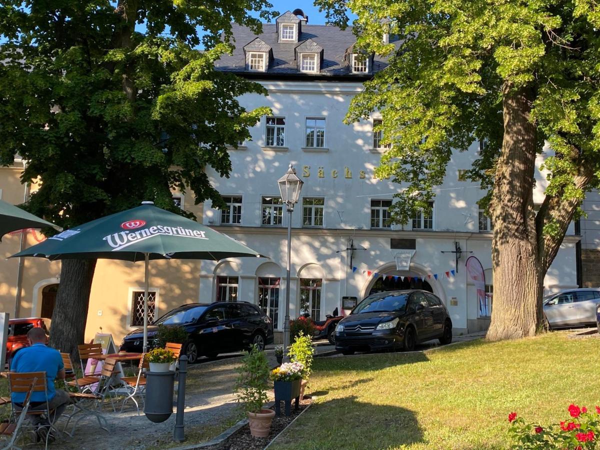 Hotel Saechsischer Hof Scheibenberg エクステリア 写真